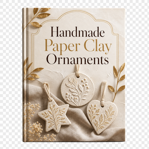 Handmade Paper Clay Ornaments ebook cover